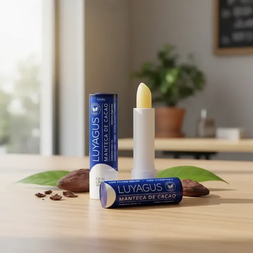 Balsamo Labial Manteca De Cacao Vit E Protec Solar Luyagus