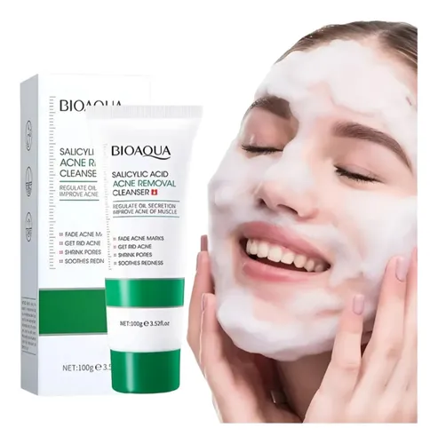 Bioaqua Limpiador Facial Ácido Salicílico Anti Acne 100gr