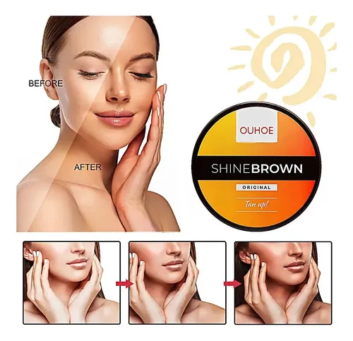 . Paquete De 3 Cremas Bronceadoras Aceleradas Shine Brown