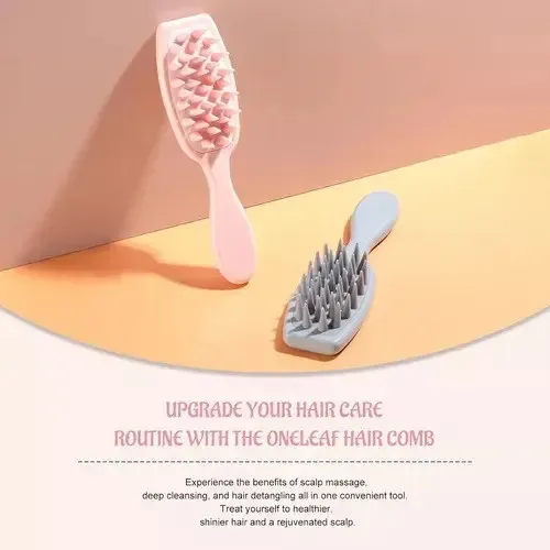 Cepillo Lavador De Cabello De Silicona, Suave Y Resistente