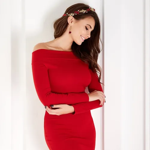 Accesorios Para El Cabello Pagow Corona De Flores Rojas Con