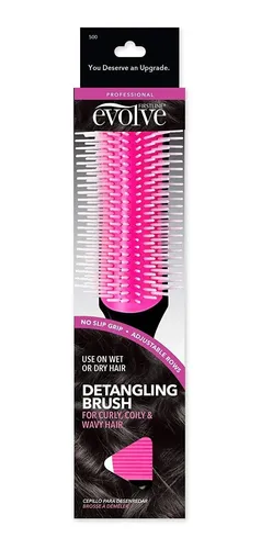 Cepillo Desenredante Evolve, Para Cabello Fino O Seco, Nylon