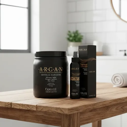 Máscara Fidelité Mythical Argán Nutrición 1kg + Protector