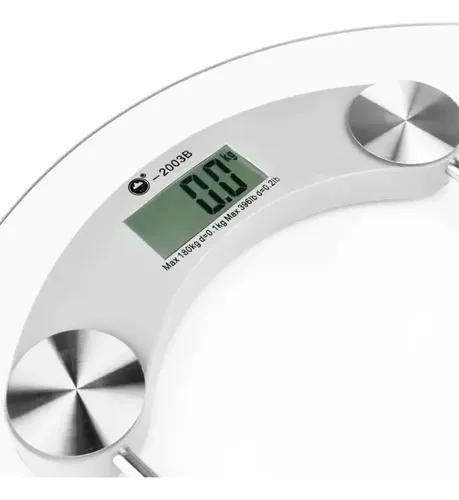 Balanza Digital Baño Bz3 Vidrio Templado 180kg Pantalla RJ4033