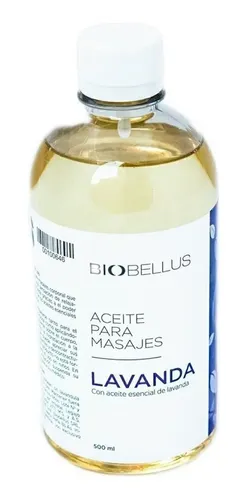 Aceite Para Masajes Lavanda Biobellus Relajante X 500 Ml
