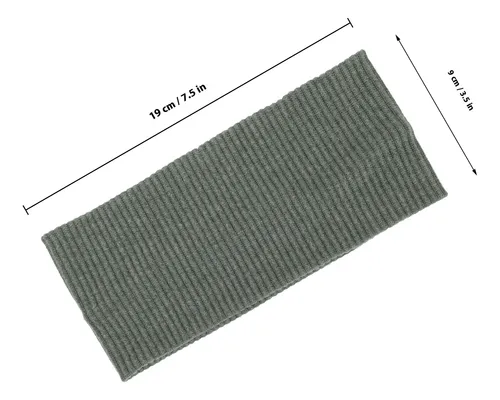 2 Diademas Multifuncionales, Bandas Deportivas Para El Sudor Beige And Olive Green One Size Acanalado