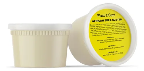Manteca De Karité Plant Guru 473 Ml, 100% Pura Y Natural Sin
