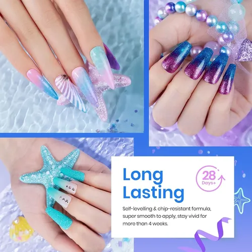 Set De Esmalte En Gel Beetles 20 Colores Mermaid Mantra