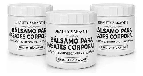 Pack 4 Balsamos Masajes Corporal Mentol Eucalipto Artesanal