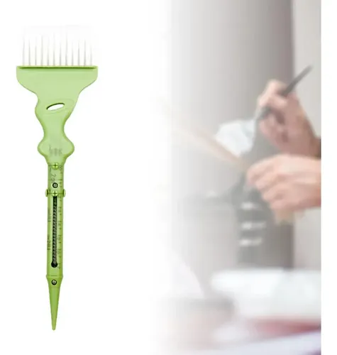 * 2 Peine Para Teñir El Cabello, Cepillo Recto, Verde