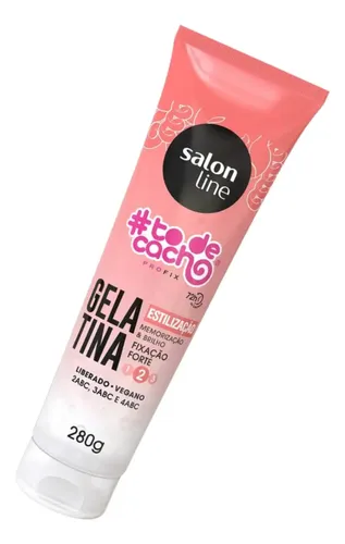 Gelatina Fijación Fuerte Memoria Y Brillo Salon Line 280ml