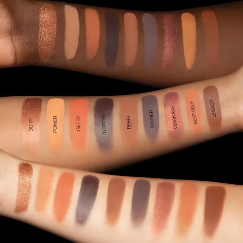 Paleta de Sombras Huda Beauty Empowered con 18 Tonos, de Larga Duración