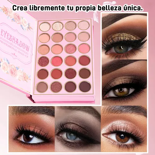 5 En 1 Paleta Sombras, Gloss, Iluminador, Rubor Y Contorno