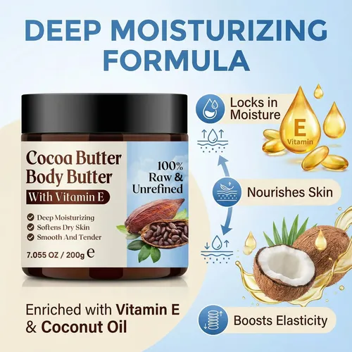 Body Butter Grospe Manteca De Cacao Con Vitamina E 200 G