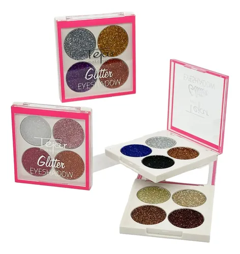Paleta Sombras Ojos Rostro Glitter Gel Purpurina (pack X 3)