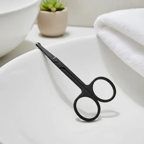 Tijeras De Acero Inoxidable Para Depilar Cejas Y Nariz