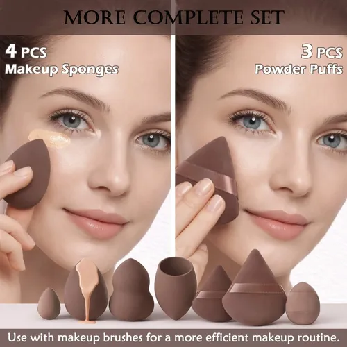 Set De Brochas De Maquillaje Yolygir 32 Unidades Marrón