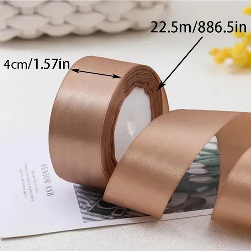 20 Rollos De Listón Decorativo De 4 Cm De Ancho, Largo 45 M