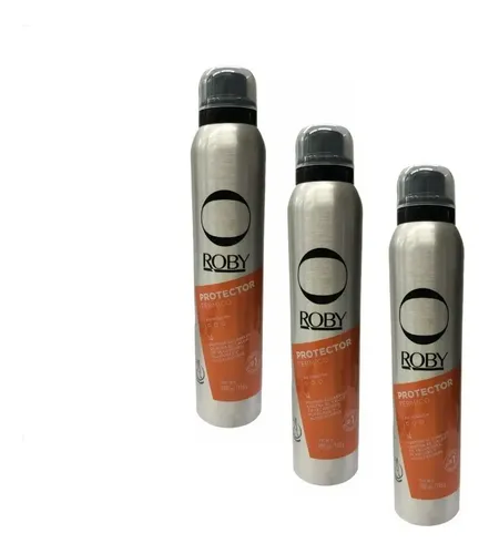 Kit Protector Térmico Para El Cabello Roby 190ml X3 Unidades