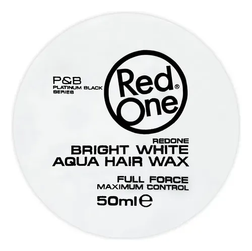 Red One Pomada Mini 50ml Blanca Aqua Barberia Maxima Fuerza