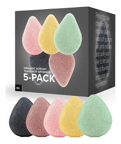 Minamul Set Esponjas Konjac Exfoliante 5 Colores