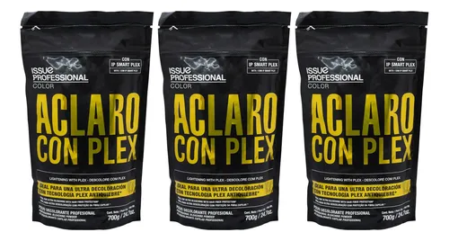 Issue Aclaro Con Plex X3 Polvo Decolorante Antiquiebre 700gr