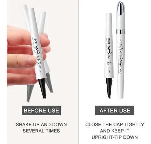 Lápiz De Cejas Microblading 3d Con Aplicador Impermeable