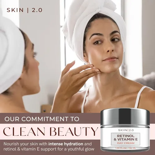 Crema Facial Skin 2.0 Retinol Y Vitamina E Hidratante 50ml