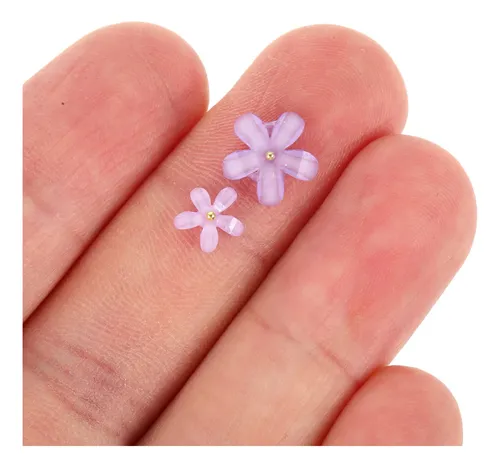 1 Caja De Colgantes Con Forma De Flor Para Uñas, Decoración
