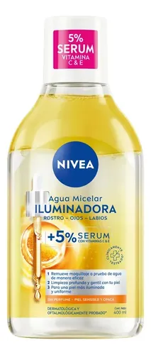NIVEA Agua Micelar Bifásica Iluminadora 400ml