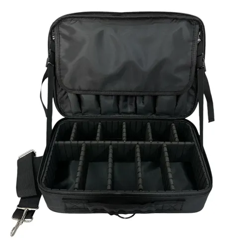 Maletin Neceser Organizador Maquillaje Profesional Glamory Negro
