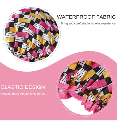 Gorros De Baño Impermeables Reutilizables Estampados 3 Pieza