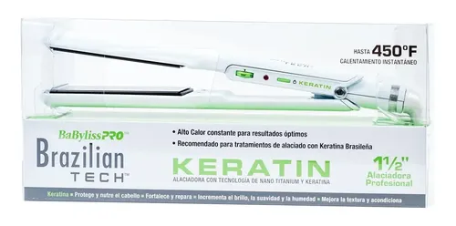 Planchita Plancha Pelo Brazilian Tech Keratina 9559 Babyliss