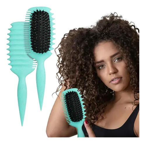 Cepillo Para Cabello Rebote Rizado Peine De Define &uf