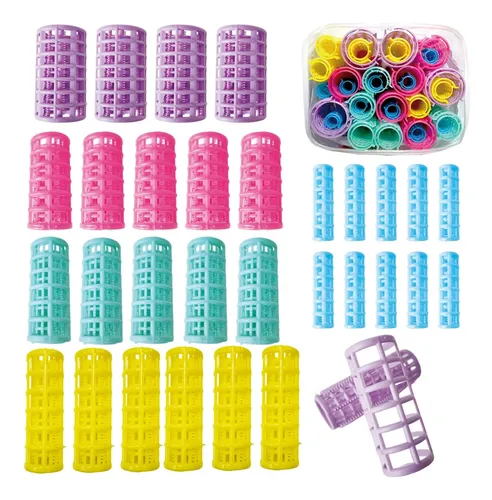 Rizadores De Pelo Ulifebetter Snap On Rollers, 30 Unidades P