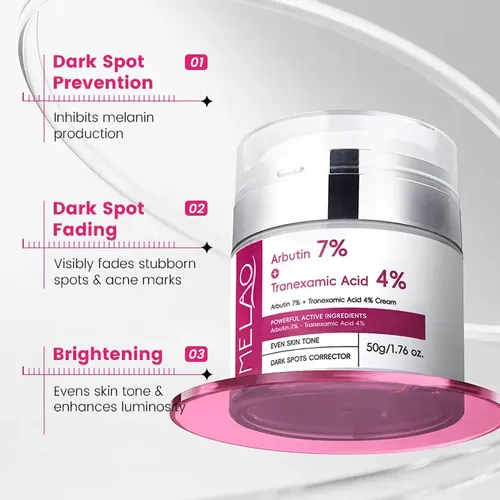 Crema Facial Purificadora De Piel Con 7% De Arbutina Y 4% De