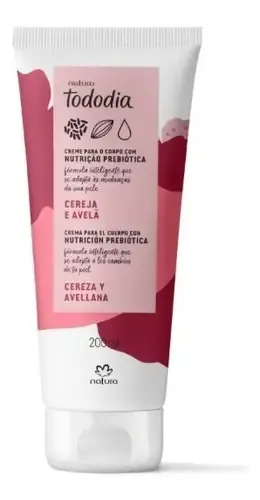 Hidratante Corporal Natura Tododia Cereza y Avellana 200ml Tipo de Envase Pote
