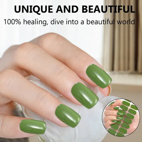 H Adhesivos De Esmalte De Uñas Impermeables Art Stickers X