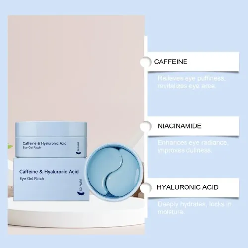 Mascarilla Hidratante Para Ojos Con Cafeína Que Hidrata, Ilu