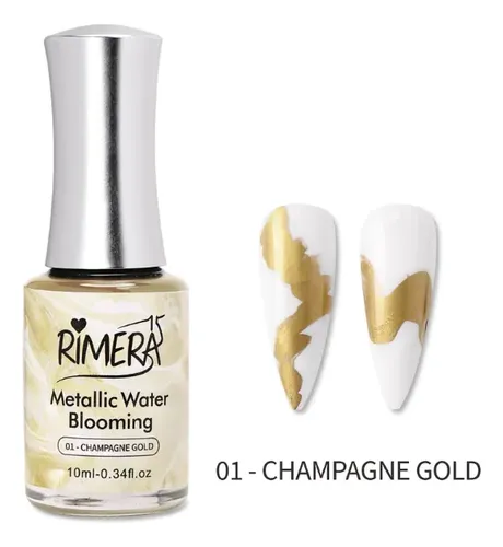 Base Coat Blooming Dorado Gold Champagne Uv/led De 10ml