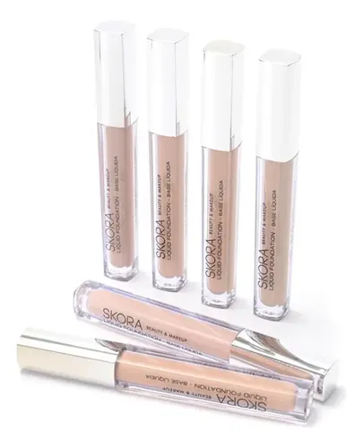 Base Liquida Correctora Skora C/ Aplicador Para Maquillaje