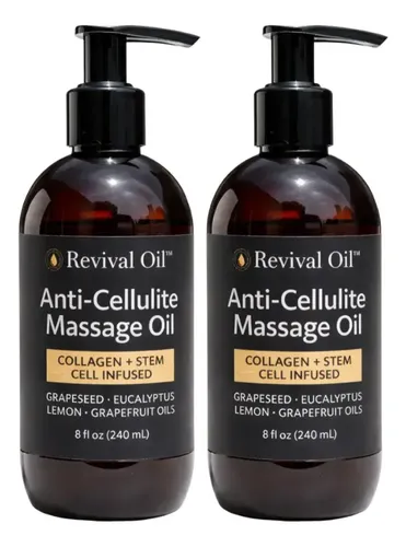 2 Revival Oil Aceite Anticelulitico Masajes 240ml