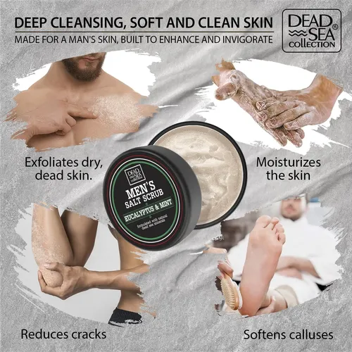 Exfoliante Corporal Colección Del Mar Muerto, Eucalipto Y Me