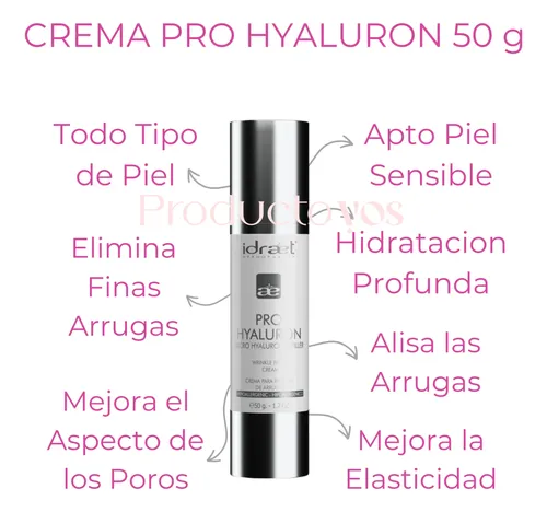 Crema Relleno Arrugas Hialuronico Antiage Prohyaluron Idraet