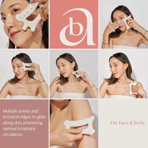 Herramienta De Masaje Linfático De Cerámica Gua Sha Byava Je