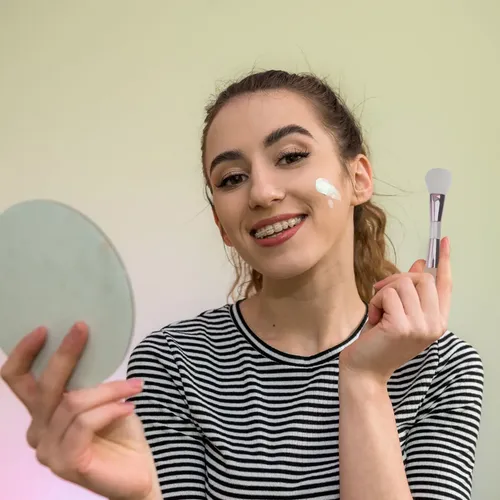 Doble Cabezal De Maquillaje 2 En 1
