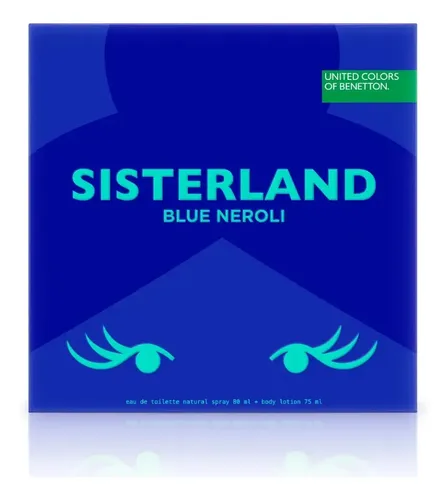 Benetton Sisterland Blue Neroli Set Edt 80ml+ Body Lotion