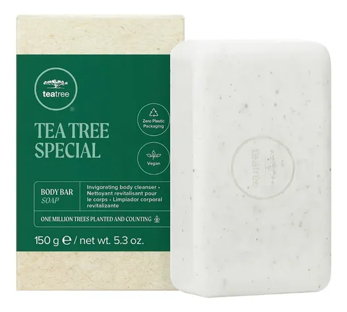 D3080101 Barra De Jabón Con Forma De Árbol De Té Y Hojuelas