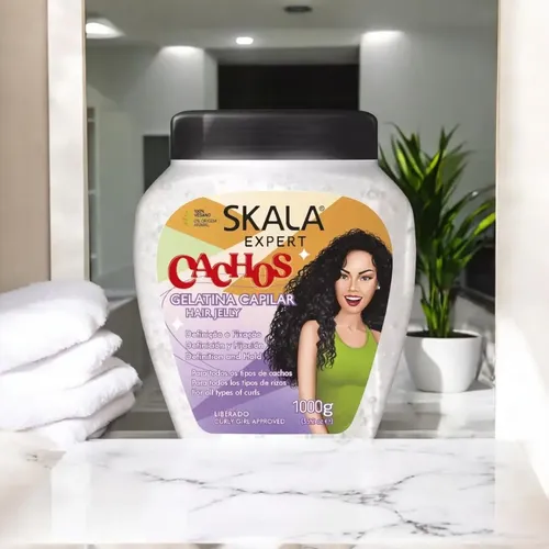 Gel Para Rulos Skala Antifrizz Fijador Gelatina Cachos 1kg