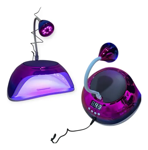 Lampara Cabina Manicura Sun Yc-57c Doble Función 56 Led/268w